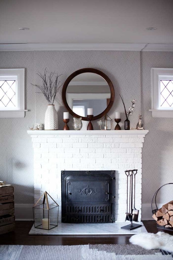 Before & After: A Country Home Gets A Powder Room & Living Room Update | Design*Sponge