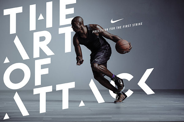 Kobe X — The Art of Attack on Behance #type #sports #treatment #typography