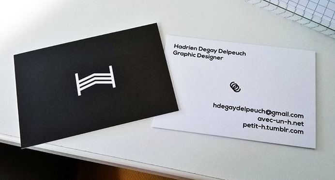 New Business card #vector #white #business #branding #freelance #card #black #identity #and #paper