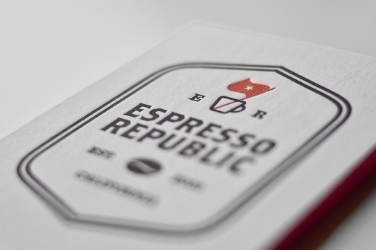 Espresso Republic | Salih Kucukaga Design Studio #identity #branding