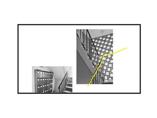 Jack Walsh #frame #line #white #yellow #balck #artwork #photography #jack #minimal #and #walsh