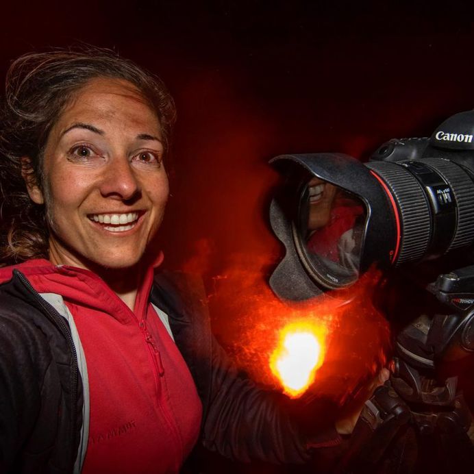 Photographer Ulla Lohmann Lowers Herself Into Active Volcanoes