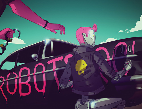 X__X • 死 者 の 顔 • - Nook #anarchy #robot