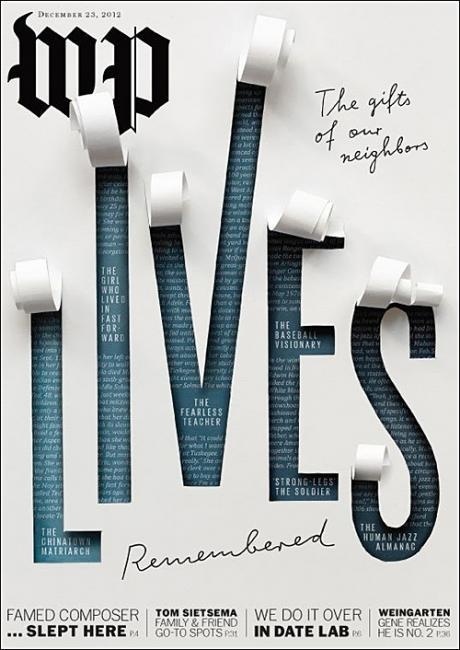Typeverything.com Washington Post Cover byÂ Ariane Spanier. (via DesignersMX) #typography