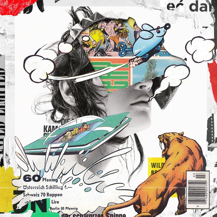 artwork #collage #mixedmedia cut and paste digital graphic graphic design  ILLUSTRATION  イラスト コラージュ