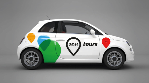 We Tours #logo #identity #branding
