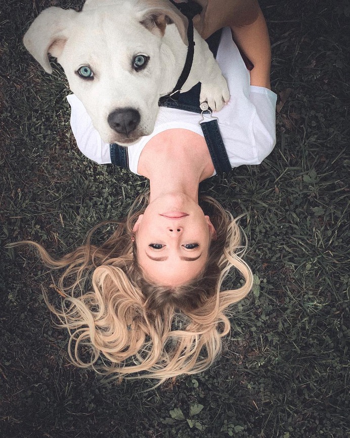 We met up with a wonderful puppy named peace (who is up for adoption!) and did a fun photoshoot on the good ol' iPhone. I love editing in @Lightroom on my phone these days because I can see exactly how they will look when I post. I really wanted to make their matching blue eyes the highlight of the photo, so I popped into @Lightroom and played with the photo until I got it just right. Swipe back and forth to see the before and after. #LightroomPlay #AdobePartner #ad by @zachallia