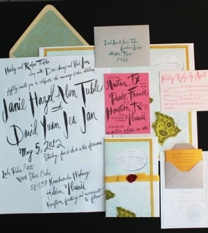 Oh So Beautiful Paper: A Paper Blog – Unique and Custom Wedding Invitation Ideas and Modern Stationery - Part 6 #wedding #print #cards #invites
