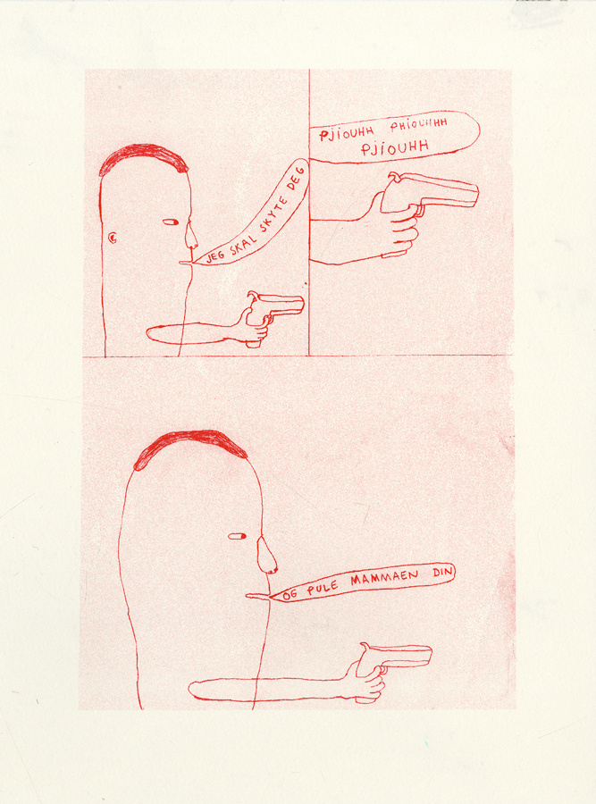 Image of En tøff type #illustrasjon