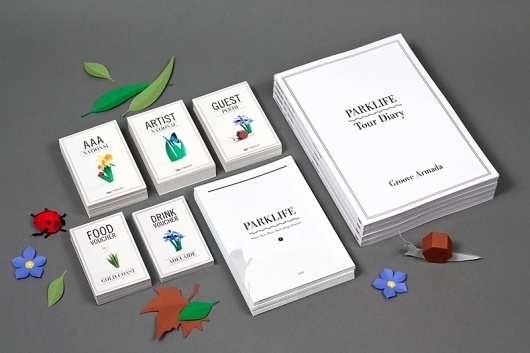 James Kape | Work: Parklife #analog #branding #festival #entertainment #identity #music #paper