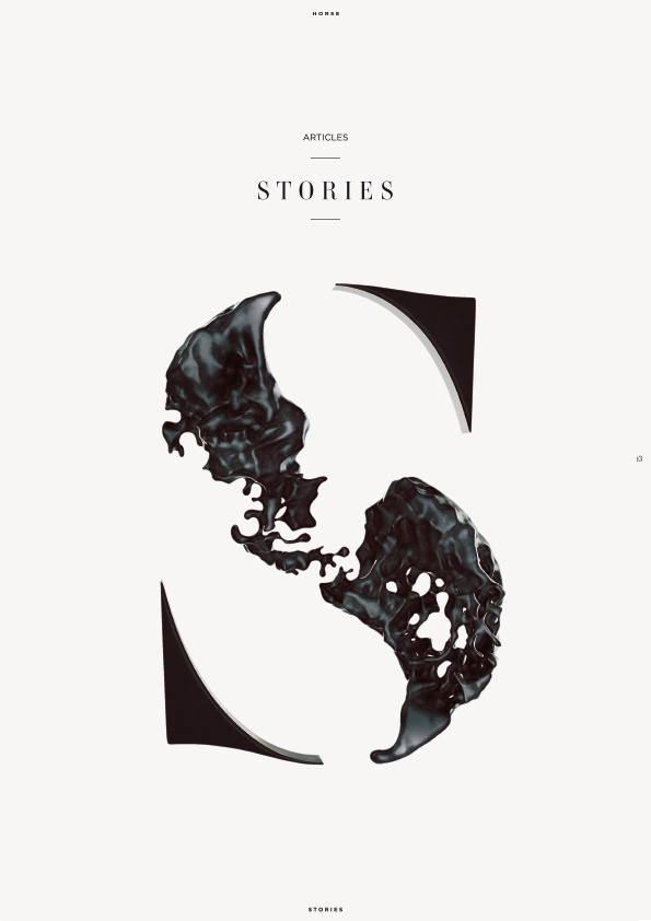 Horse (Illustration) on Behance #ink #fancy #elegant #editorial #typography