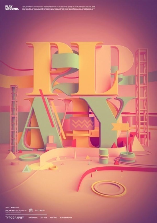 3D type #block
