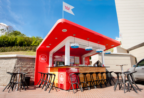 blaster diseno espacios 111 01 #red #medellin #design #sausage #space #food #111 #colombia