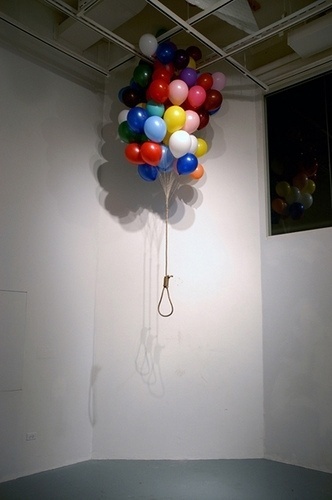 Untitled 70 X 70 X 100 (inch) Balloon, Rope. | Flickr - Photo Sharing! #installation #photo #balloon #photography #colors #art