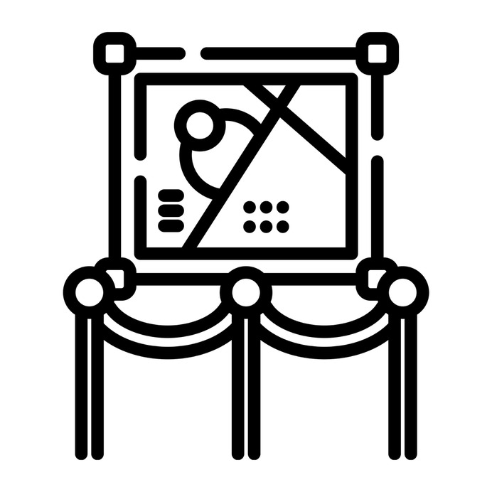 See more icon inspiration related to museum, frame, portrait, art and design, exhibition, canvas, gallery, frames and painting on Flaticon.