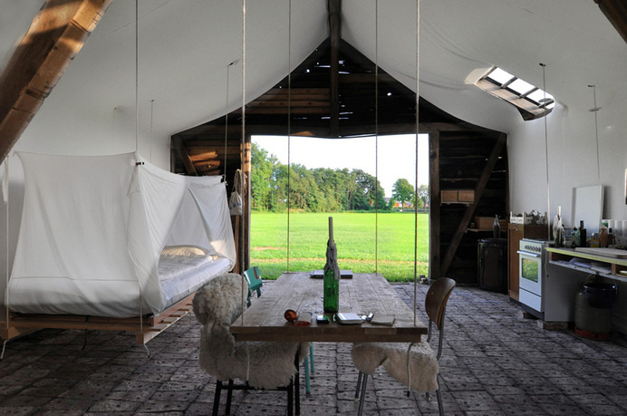 uli schallenberg modifies old wooden barn into a luminous living space #home