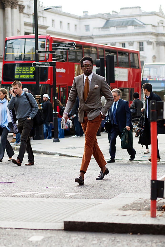 Crosswalk, London | The Sartorialist