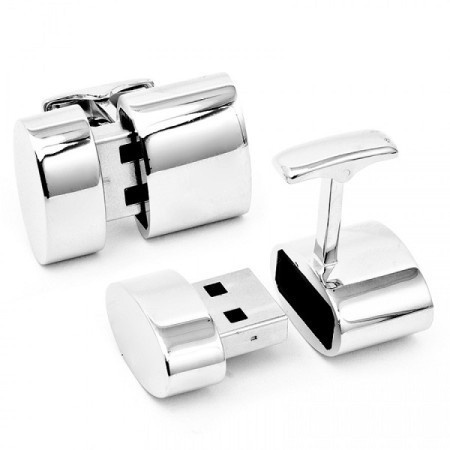 These cufflinks are not only fashionable but also functional. With these cufflinks, you can give you and everyone around you wireless intern