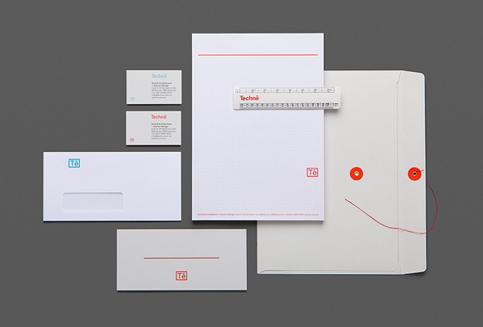 Techné Architecture by Alter #stationery #branding