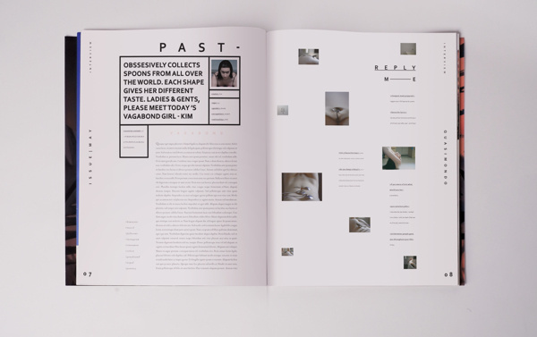 Vagabond on Behance #layout