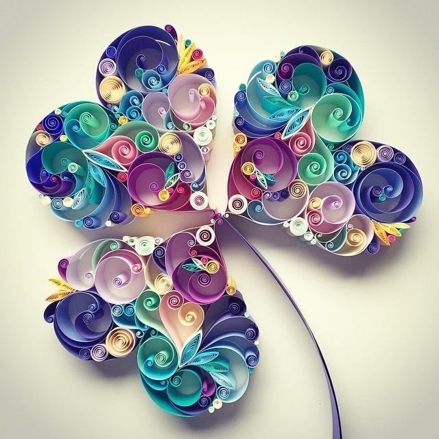 Beauty Paper Quill Art Designs by Sena Runa #paperCut #PaperQuill #art #unique #inspirations