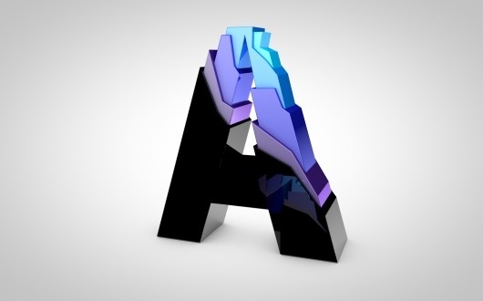 A by Jonathan Gibson #typography