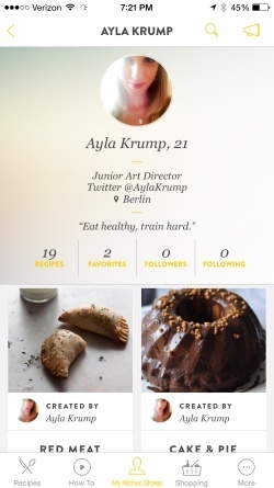 Option for showing author profile details