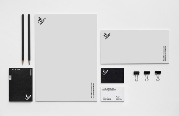 #identity #black # bambi #businesscard #deer