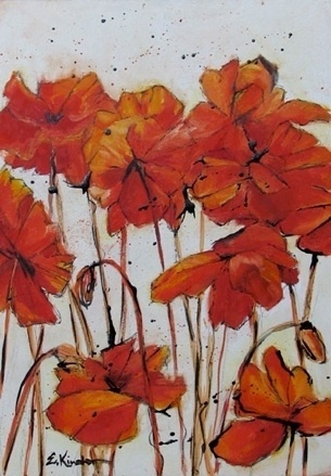 Poppies #poppies #elizabeth #durango #painting #art #kinahan #flowers