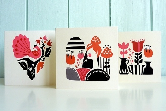 Darling Clementine - woodland #women #folklore #card