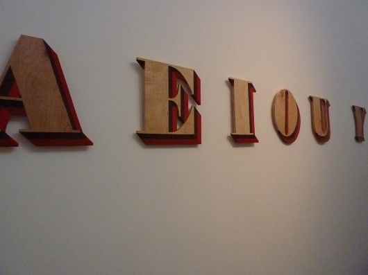 All sizes | A, E, I, O, U and sometimes Y by Jeff Canham | Flickr - Photo Sharing! #type #letters
