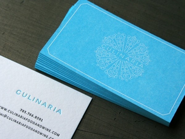 Culinaria Food and Wine Letterpress Cards « Beast Pieces #card #business