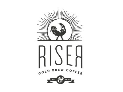 Dribbble - Riser Coffee Identity Direction (Brian) by Public School #rooster #design #identity #vintage #coffee