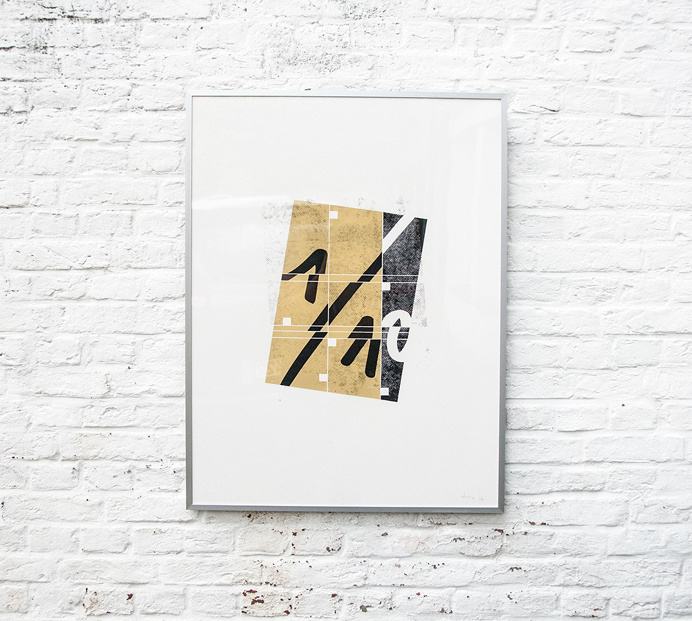 two color screenprint 1/10 in an edition of 10 - david boon