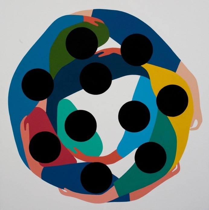 geoff-mcfetridge-paintings-6 #illustration #top #down