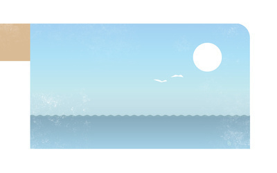 I'm not going to mention how cleaver this design is. That would be pompous. #ocean #water #cleaver #print #choppy #knife #beach #waves