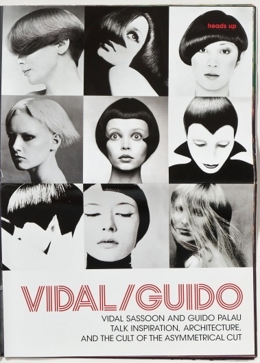 V MAGAZINE / REMEMBERING VIDAL SASSOON #layout #sassoon #vidal #poster
