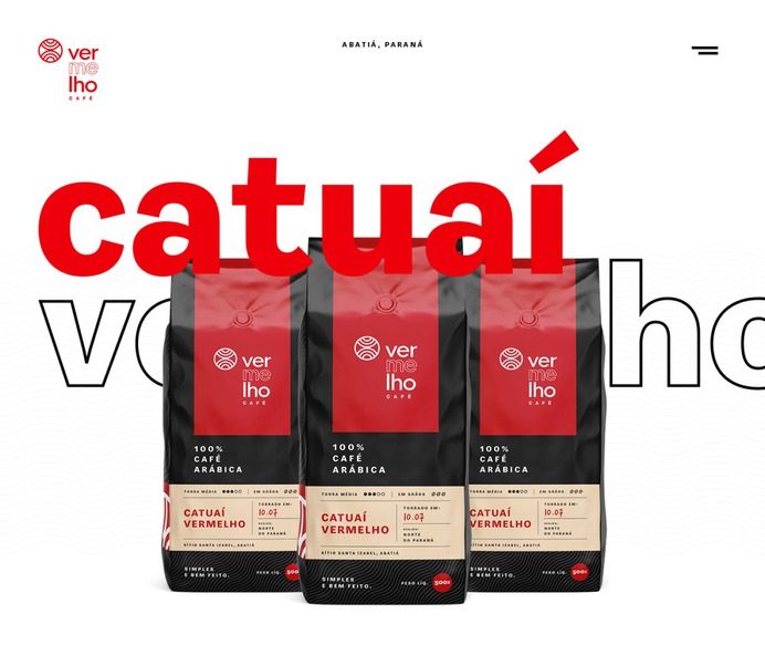 Vermelho Café – Identity & packaging