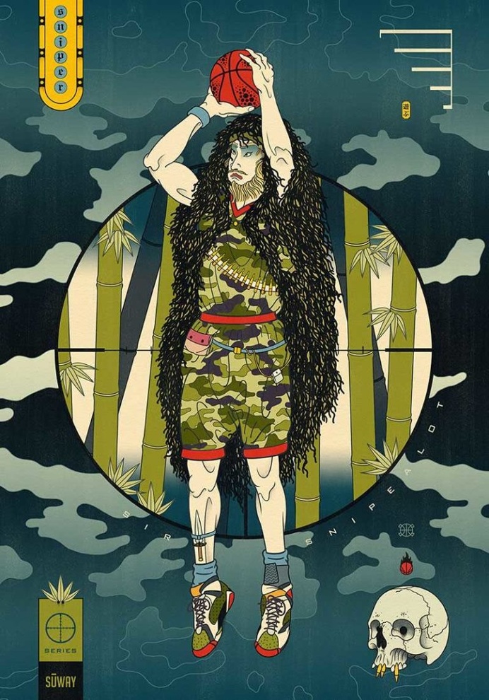 Edo Ball: Illustrations Based on Japanese Mythology and Culture by Andrew Archer