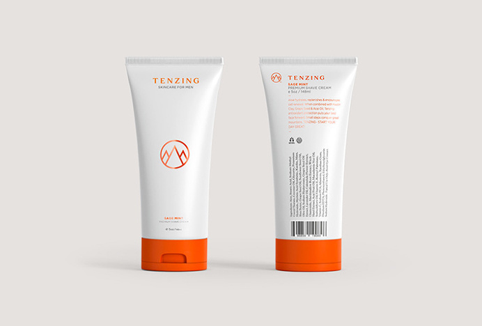 Tenzing Skincare by Mash Creative and Socio Design #packaging #tube