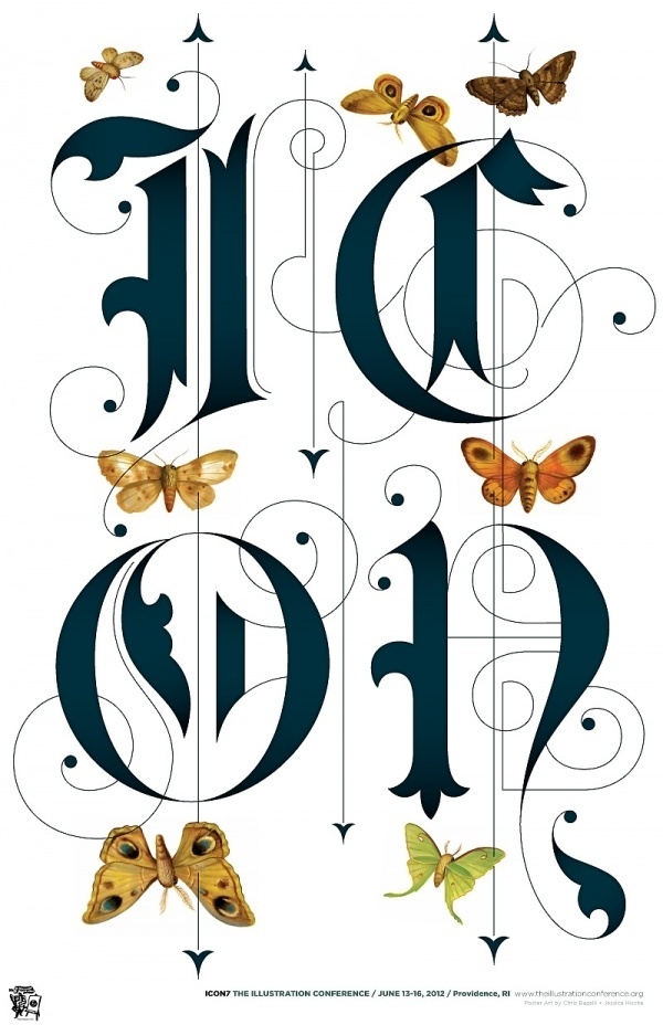 ICON Poster | Jessica Hische #type