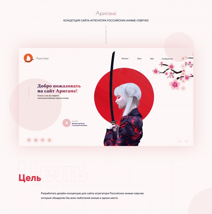 Anime Web Design