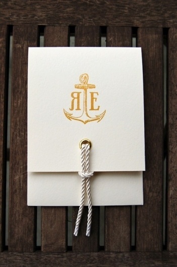 Typeverything.com @typeverythingÂ Ryan Erin... - Typeverything #paper #letterpress #anchors #typography