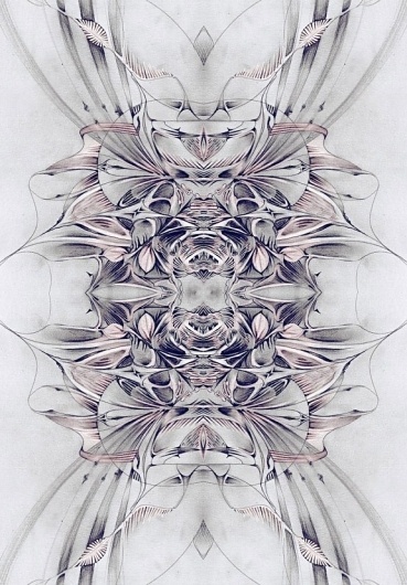 The Fox Is Black » The complex and ornate drawings of Sougwen Chung #line #chung #sougwen #art #drawing
