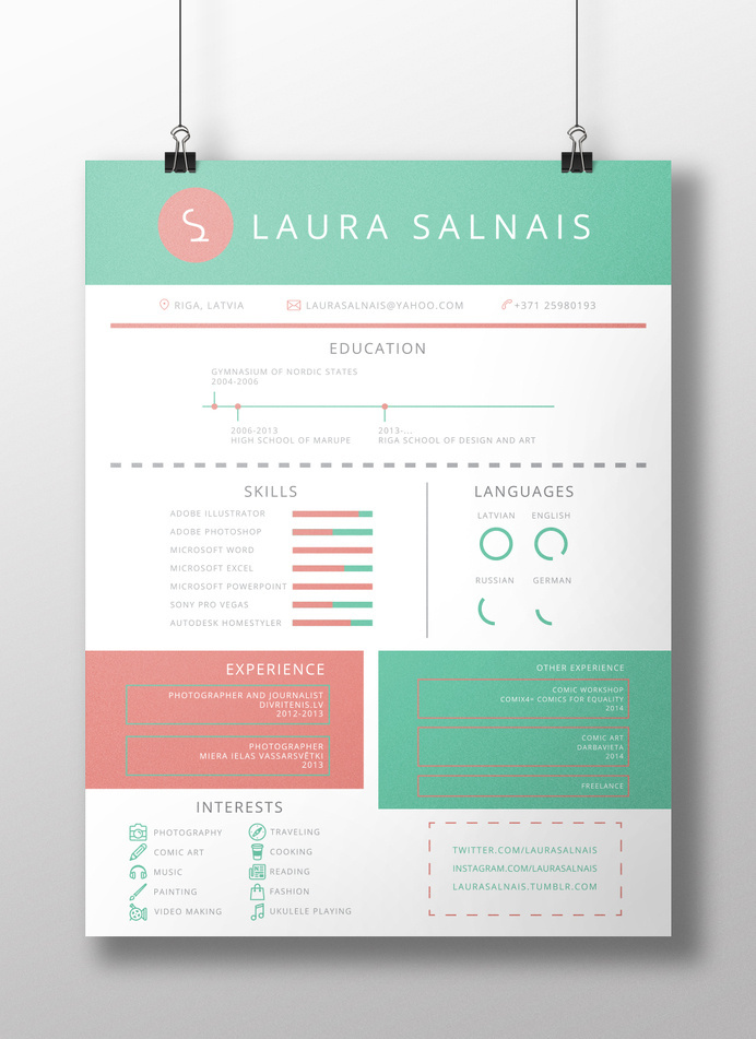 Hooray! Just finished my personal identity which includes things like logo, bussiness cards, stickers and resume #mock #branding #resume #up #poster #cv #personal