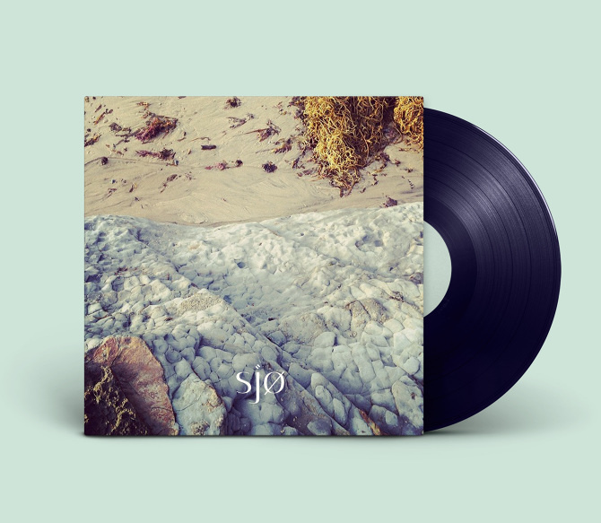 Sjø Album - Amy Martino - Design + Art Direction #album #design #record #cover #green