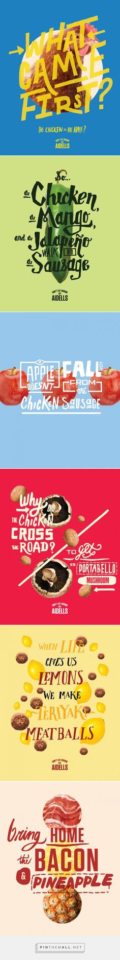 Aidells "Don't Eat Boring" on Behance... - a grouped images picture - Pin Them All