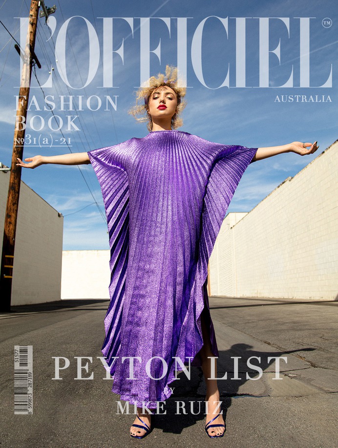 Peyton List shoot for L'officiel by Mike Ruiz