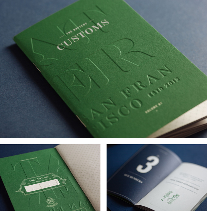New Logo and Identity for The Battery by MM #print #identity #collateral
