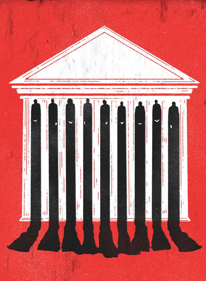 The New Yorker - The Heads of State #illustration